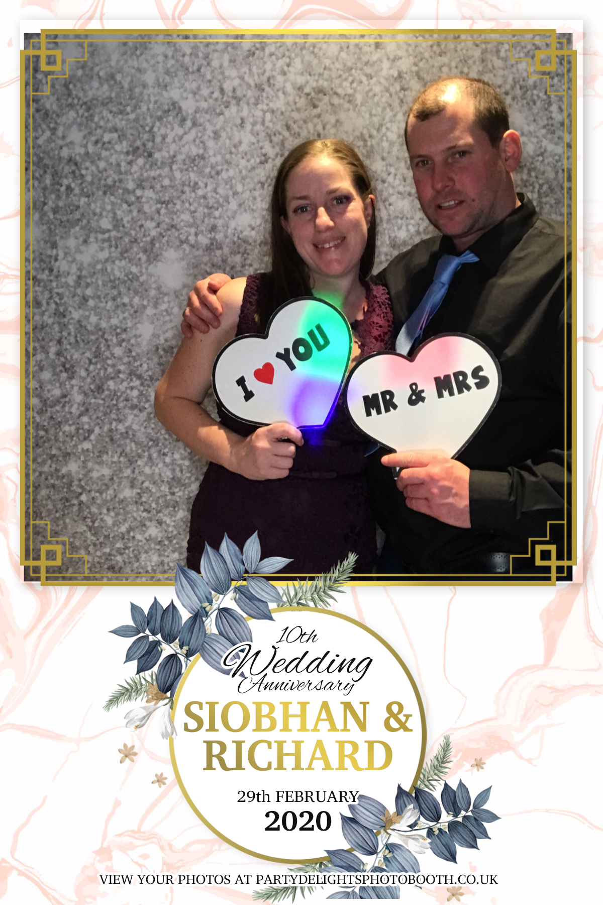 Siobhan and Richards Vow renewal  | View more photos from the event at gallery.partydelightsphotobooth.co.uk/u/PartyDelightsPhotoBooth/Siobhan-and-Richards-Vow-renewal